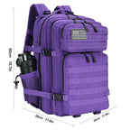 Tactical Backpack with 45L Waterproof Nylon