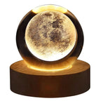 Crystal Ball Night Light Moon Lamp USB