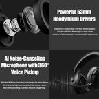 Headset Gaming Tri-Mode Wireless USB Microphone