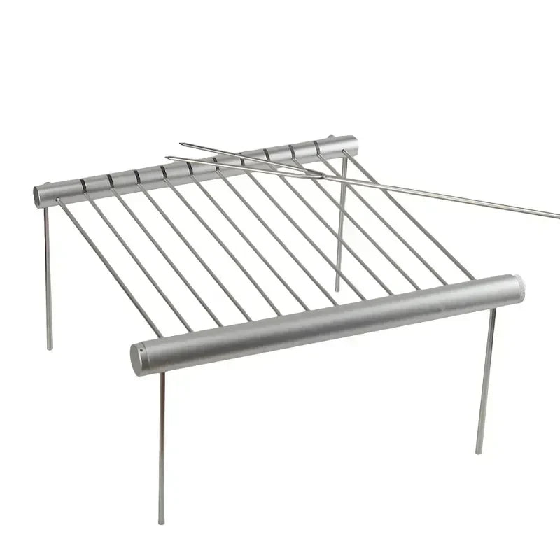 Stainless Folding Grill with Portable Mini