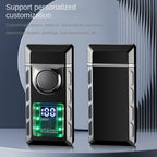 Rechargeable Jet Torch Lighter with Dual Flame