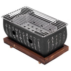 Japanese Charcoal Grill with Portable Aluminum Mini