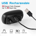 Dog Bark Collar Ultrasonic USB Rechargeable Training