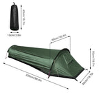 Backpacking Tent Waterproof Lightweight Single Person Camping Shelter