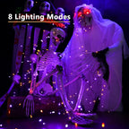 Halloween Fairy Lights with Purple Orange Lights