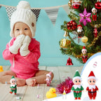 Christmas Elf Dolls with Mini Plush Set (6pcs)