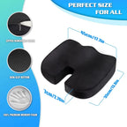 Seat Cushion Memory Foam Ergonomic Office Car Support