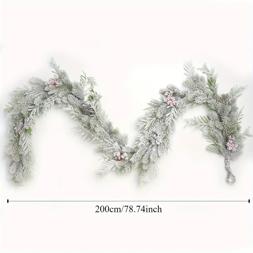 Christmas Wreath with Cold Berry Rattan