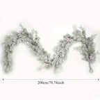 Christmas Wreath with Cold Berry Rattan