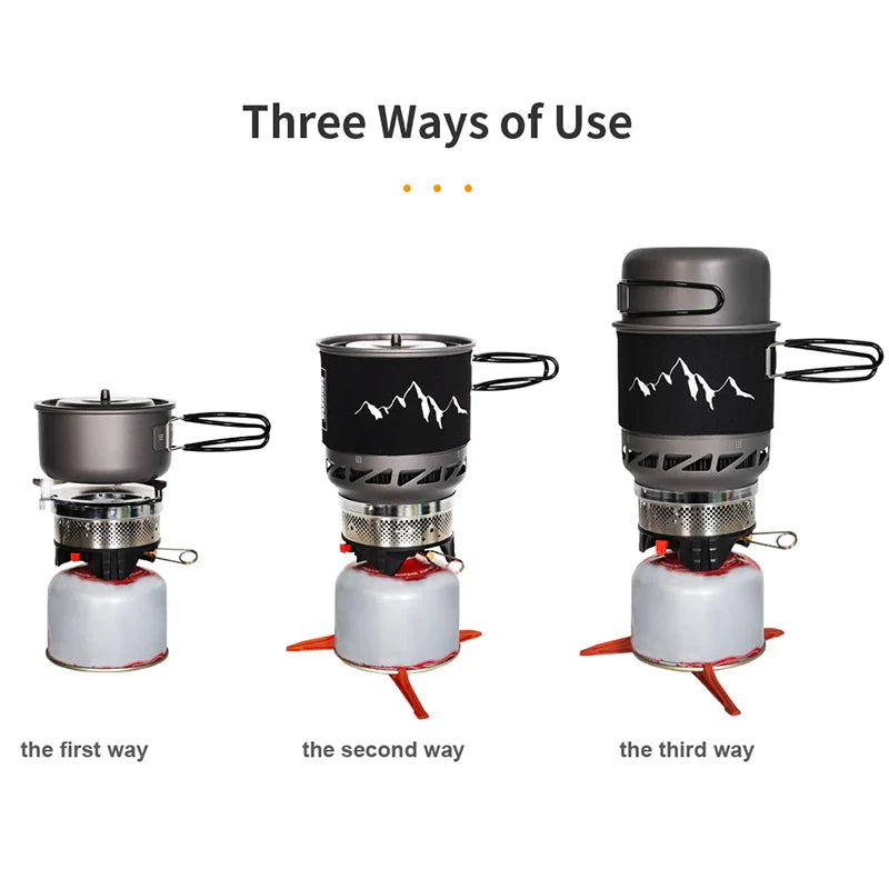 Camping Cooking Set Stove System