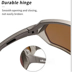 Polarized Sports Sunglasses UV401 for Men & Women (Black)