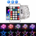 Christmas String Lights with LED Bluetooth and Remote Control