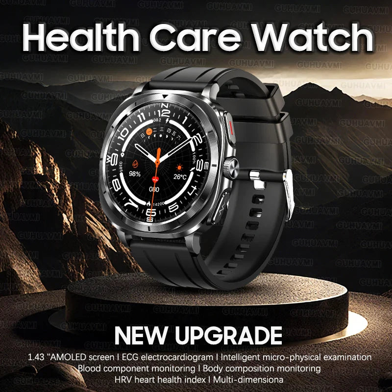 Smart Watch with ECG NFC Health Tracker