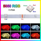 LED Strip Lights RGB Bluetooth Remote USB Flexible Ribbon