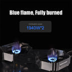 Camping Double Burner Folding Portable Gas