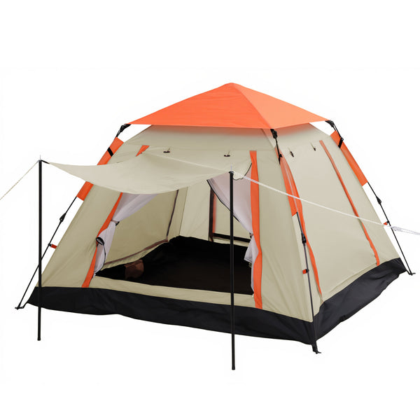 3-4 Person Pop Up Camping Tent with Automatic Setup