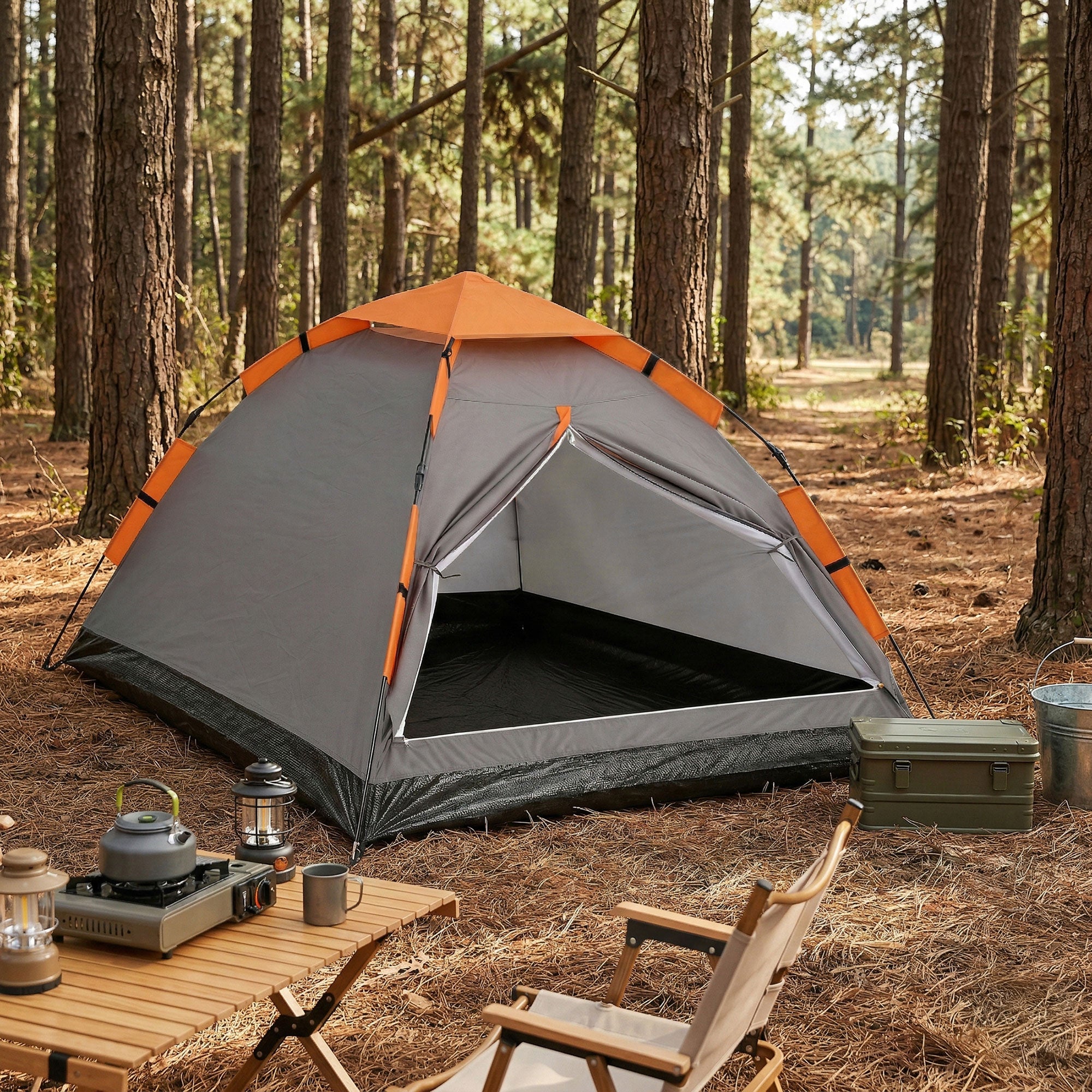 Weisshorn 2 Person Instant Pop Up Camping Tent Automatic Waterproof Hiking Beach