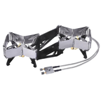 Camping Double Burner Folding Portable Gas