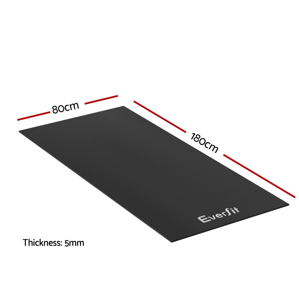 Everfit Exercise Equipment Mat Treadmill Floor Rug Home Gym Fitness Yoga 1.8M