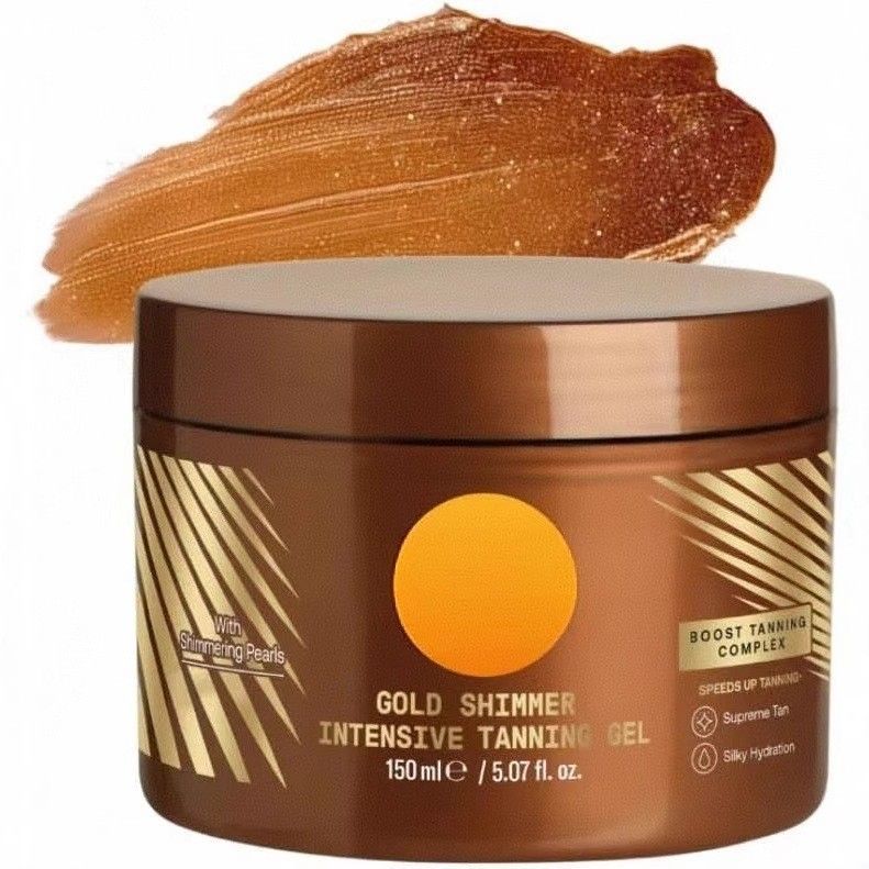 Tanning Gel Tan Accelerator Bronzing Gel Skin Hydration Tanning Complex - Brown - Size 150ml