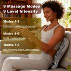 16-head massage gun, deep-tissue massager, electric massage tool, 9 modes, 9 intensity levels, quiet muscle massager, body muscle massage, percussion massager, muscle recovery, self-care - Starry-sky color - Size Sixteen pieces