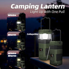 AM FM radio, NOAA weather alert radio, hand crank emergency radio, solar camping light, Bluetooth speaker radio, portable phone charger radio, outdoor survival radio, camping radio Australia, disaster preparedness radio, rechargeable weather radio - Green