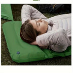 Camping Inflatable Mattress Breathable Camping Mattress Nylon Fabric Inflatable - Orange - Size 190cm