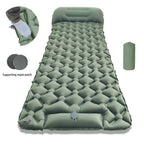 Camping Inflatable Mattress Breathable Camping Mattress Nylon Fabric Inflatable - Navy - Size 190cm