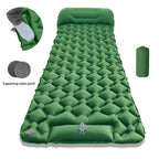 Camping Inflatable Mattress Breathable Camping Mattress Nylon Fabric Inflatable - Navy - Size 190cm
