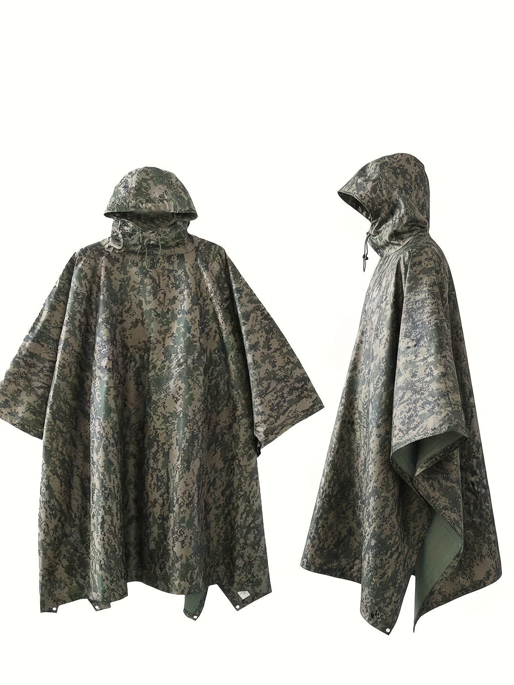 Camouflage 迷彩 Camouflage rain poncho, waterproof poncho Australia, outdoor rain gear, camping poncho, hiking poncho, bushwalking poncho, hunting poncho, emergency poncho