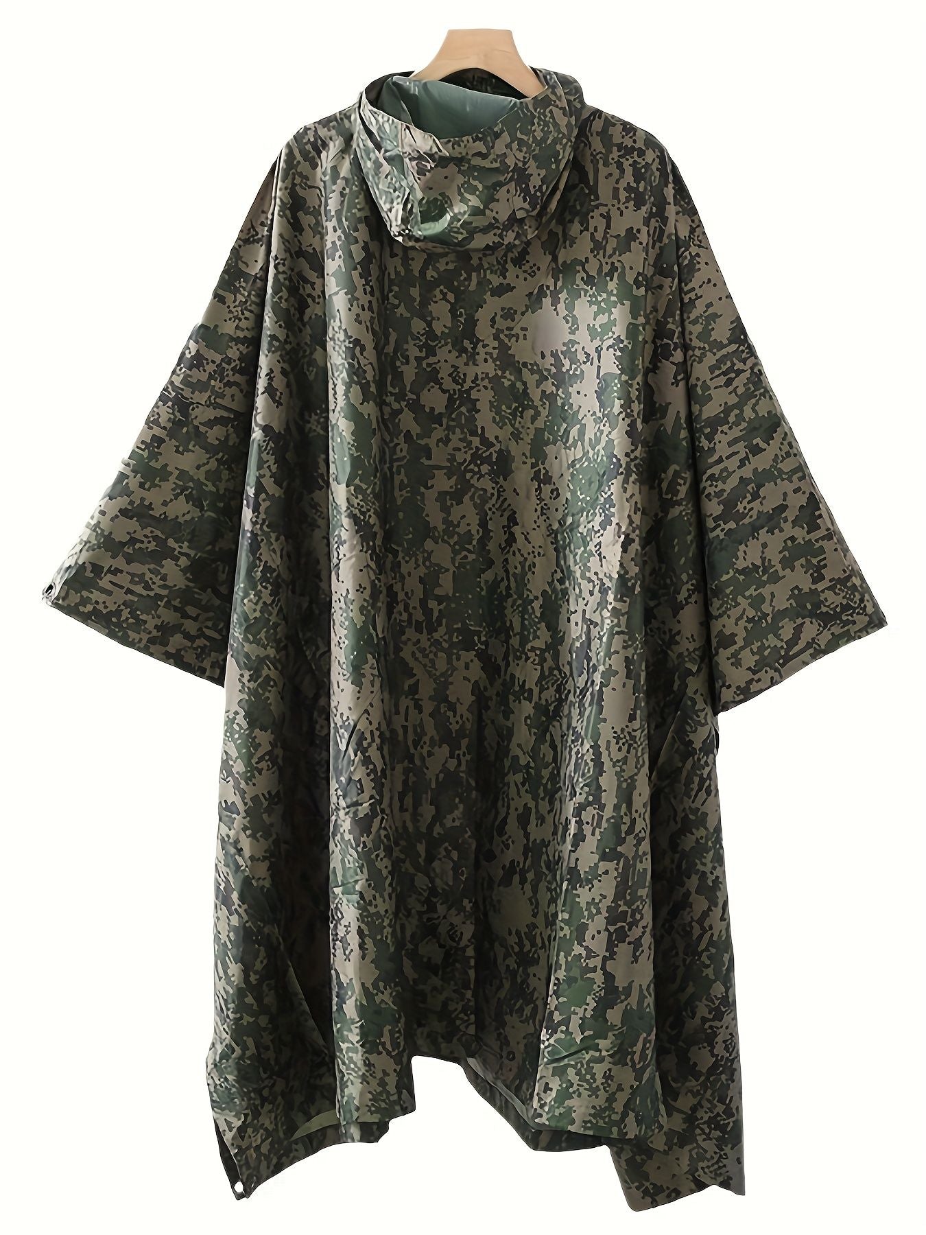 Camouflage 迷彩 Camouflage rain poncho, waterproof poncho Australia, outdoor rain gear, camping poncho, hiking poncho, bushwalking poncho, hunting poncho, emergency poncho