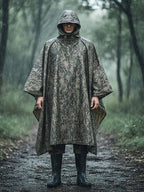 Camouflage 迷彩 Camouflage rain poncho, waterproof poncho Australia, outdoor rain gear, camping poncho, hiking poncho, bushwalking poncho, hunting poncho, emergency poncho