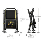 Black folding camping chair, outdoor chair, portable chair, sturdy camping chair, comfortable camping chair, camping furniture Australia