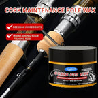 fishing rod guard wax, fishing rod maintenance, beeswax oil for fishing rods, sea rod maintenance, lure rod maintenance, rod protection, antioxidant rod wax, crack-resistant rod wax, corrosion-resistant rod wax, fishing gear care Australia - Yellow - Size