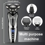 Men'S Electric Shaver 4-In-1 Shaver Multifunctional Shaver USB Charging Shaver - Black - Size 1168
