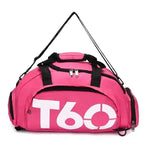Travel Duffel Bag T60 Duffel Durable Travel Bag Stylish Gym Bag Weekend Bag - Blue - Size 45-25-23CM