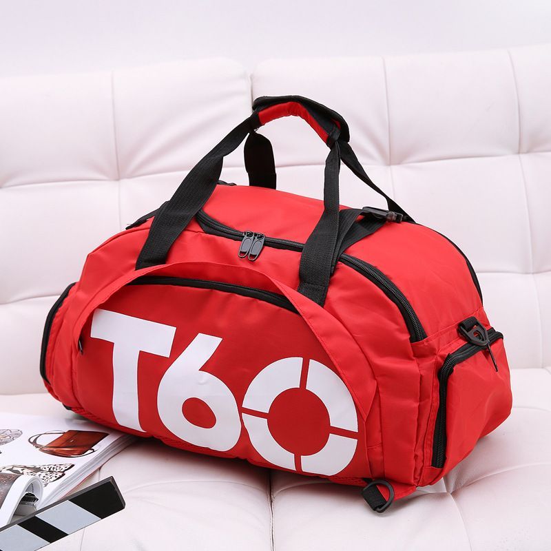 Travel Duffel Bag T60 Duffel Durable Travel Bag Stylish Gym Bag Weekend Bag - Red - Size 50-30-28CM