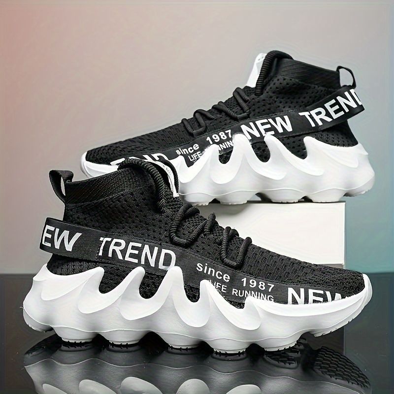 Men'S Casual Sneakers Trendy Shoes Men'S Footwear Comfortable Sneakers Stylish - Red - Size 46