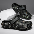 Men'S Summer Mules Beach Shoes Thick-Soled Mules EVA Shoes Anti-Slip Shoes - Black - Size 43