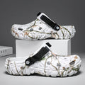 Men'S Summer Mules Beach Shoes Thick-Soled Mules EVA Shoes Anti-Slip Shoes - White - Size 36