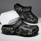 Men'S Summer Mules Beach Shoes Thick-Soled Mules EVA Shoes Anti-Slip Shoes - White - Size 41