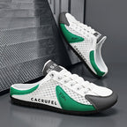 Men'S Casual Shoes Slip-On Shoes Semi-Slippers Anti-Slip Shoes Wear-Resistant - Beige - Size 41
