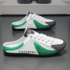 Men'S Casual Shoes Slip-On Shoes Semi-Slippers Anti-Slip Shoes Wear-Resistant - Beige - Size 44