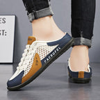 Men'S Casual Shoes Slip-On Shoes Semi-Slippers Anti-Slip Shoes Wear-Resistant - Green - Size 44