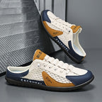 Men'S Casual Shoes Slip-On Shoes Semi-Slippers Anti-Slip Shoes Wear-Resistant - Gray - Size 40