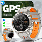 Men'S Outdoor Smart Watch GPS Sports Watch Water-Resistant Smart Watch Wireless - Blue - Size 01