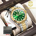 Men'S Watch Stainless Steel Watch Blue Dial Watch Water-Resistant Watch - 959 Black - Size 01