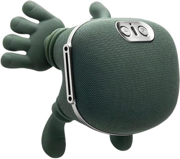 3-Speed USB Rechargeable Hand-Shaped Massager (Green)