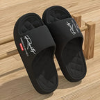 EVA One-Step-On Slippers - All-Season Unisex Design - White - Size 10(AU10/EU43)