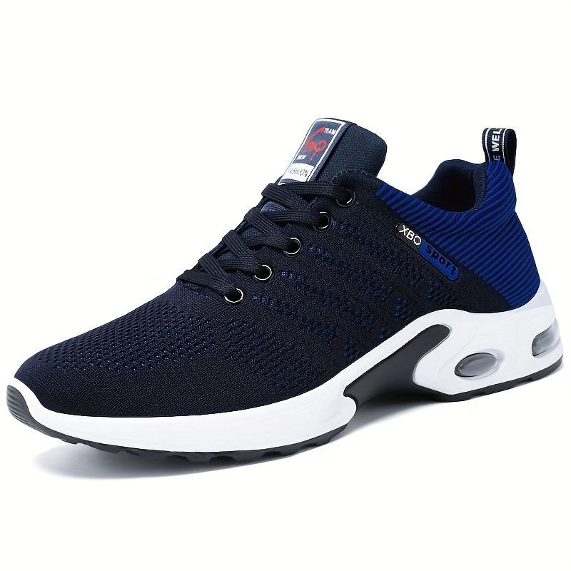Men's Fashion Sneakers with Breathable Mesh and Cushioned Sole - Gray - Size 10(AU10/EU43)